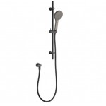 Kaya Rail Shower Matte Black With Gun Metal Head